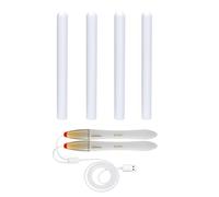 4X Diatomite Drying Stick Moisture Absorbing Stick Cleaning Water Absorption Rod Diatomaceous Earth Desiccant Home Kitchen, Clothing /Lab Supplies, White