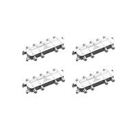 4X Digital 8 Way Coaxial Cable Splitter 5-2400MHz, RG6 Compatible, Work with Analog/Digital TV Connections and Internet