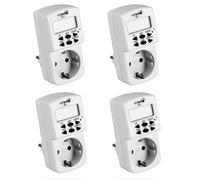4x Digital Mini Weekly Timer Socket Timer Timer Switch