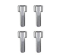 4X Disc Brake Fixing Blot Modified Component Titanium Alloy Crank Arm Screw Replacements Braking Clamp Accessory Silver M6x18
