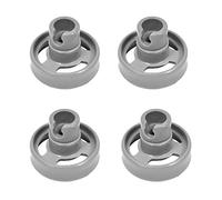 4X Dishwasher Lower Bottom Basket Wheels & Axles Pin Replacement for Hoover HED6612/1-80, HDS 555 M80, HDS 556 MS80, HDS 955E-86S, HDS 955E86S, HDS555M 80 Dishwasher 0120200345 35MM 49037409