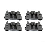 4x Dishwasher Wheels Replacement Set for W10195417V - for durable ABS Rollers 138x86mm for Smooth for glide Rack Repair Kit