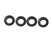 4x Door Panel Lock Pin Grommet for Volvo S80 S60 V70 XC70 XC90 | Interior Door Clip Retainer Bushing Trim For Ring | Replace OE 39978890 | Black Gray Brown(Black)