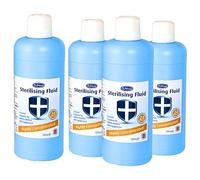 4x Dr Johnson’s Sterilising Fluid 1L - Baby Bottle Steriliser - Cold Water Disinfectant - Kills 99.9% Germs - Fragrance-Free & Gentle Solution