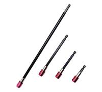 4X Drill Bit Extension Screwdriver Holder Driver Set Chucks Holder 1/4inch Garage Tool