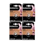 4X Duracell 1620 (4 Blister Packs of 1 Battery) 4 Batteries (CR1620)