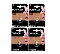 4X Duracell 1620 (4 Blister Packs of 1 Battery) 4 Batteries (CR1620)
