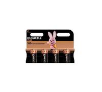 4X Duracell C Plus (1 Blister Pack of 4 Batteries) 4 Batteries (LR14/MN1400/HALF TORCH/BABY 1.5V)