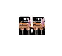 4X Duracell C Plus LR14/MN1400 Alkaline (2 Blisters of 2 Batteries) 4 Batteries