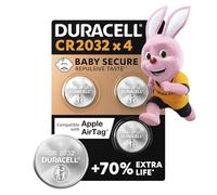 4X Duracell Cr 2032 Lithium (1 Blister Pack of 4 Batteries) 4 Batteries