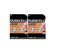 4X Duracell Cr 2450 Lithium (2 Blister Packs of 2 Batteries) 4 Batteries