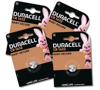 4x DURACELL CR1632 Batteries 3V Lithium Coin Cell DL1632 1616 EXPIRY 03/2035