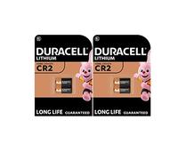 4X Duracell CR2 (2 Blister Packs of 2 Batteries) 4 Batteries