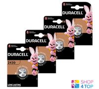 4x Duracell CR2430 3V Lithium Coin Cell Batteries DL2430 ECR2430
