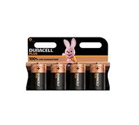 4X Duracell D Plus (1 Blister Pack of 4 Batteries) 4 Batteries (LR20/MN1300 Torch/Mono)
