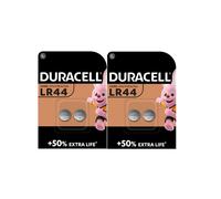4X Duracell LR44 A76 V13GA 76A (2 Blister Packs of 2 Batteries) 4 Batteries