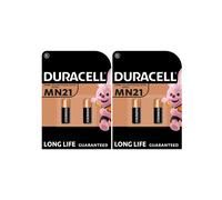 4X Duracell MN21 A23 23A (2 Blister Packs of 2 Batteries) 4 Batteries
