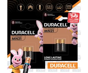 4x DURACELL MN21 SPECIALTY 12V Alkaline Batteries A23 LRV08 K23A 23A V23GA 23AE