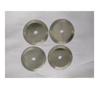 4x EASYCUT 80mm Heavy-Duty Kebab Knife Blades for Electric Doner/Kebab Machines - Razor-Sharp Stainless Steel