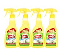 4x Elbow Grease 500ml- All-Purpose Degreaser Spray - Removes Grease, Oil & Grime - Multi-Surface Cleaner for Kitchen, Oven, BBQ, Car - No Harsh Chemicals