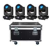 4x eLumen8 Kudos 2RE Beam inc flightcase Bundle