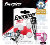 4x Energizer 2025 3V LITHIUM Coin Cell Batteries CR2025 BR2025 DL2025 Expiry+