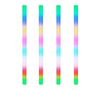 4x Equinox Pulse Tube Lithium LED Tube Batten Battery Powered Lighting Effect + Remote