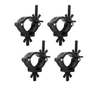 4x Equinox TC25B Aluminium 25kg Black Half Coupler 33-38mm Truss Clamp