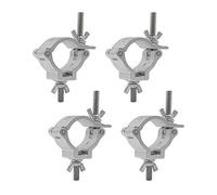 4x Equinox TC25S Aluminium 25kg Silver Half Coupler 33mm-38mm Truss Clamp
