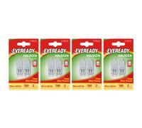 4X Eveready Halogen G9 Capsule Bulb 180Lm 25W 2800K (Warm White) - Pack Of 8