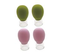 Zialofi 4X Facial Cupping Set Massage Cupping Cups Vacuum Suction Massage Cups for Personal