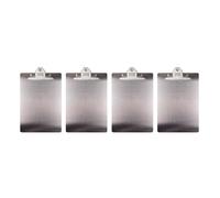 4X File Folder Metal Clipboard A4 Stainless Steel Clip Board Organizer Binder Board Menu Splint for School Teach