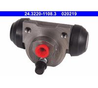 ATE Wheel Brake Cylinder 24.3220-1108.3 - Fits FIAT LANCIA FORD 500 C Panda Van Punto Y (+ABS)
