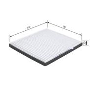 Cabin filter Particulate Filter 1 987 435 013 BOSCH for CHEVROLET SPARK