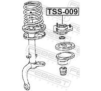 4x ✅Fits FEBEST TSS-009 FRONT SHOCK ABSORBER BACKREST TOYOTA CELICA ⭐UK Seller⭐