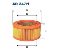 4x ✅Fits FILTRON AR 247/1 AIR FILTER ⭐UK Seller⭐