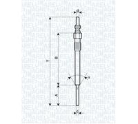 4x ✅Fits MAGNETI MARELLI 062900090304 GLOW PLUG MM OPEL ASTRA J 1.3 ⭐UK Seller⭐