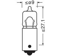 4x ✅Fits OSRAM 64113 BULB 12V/H10W BA9S H10W ⭐UK Seller⭐