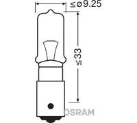 4x ✅Fits OSRAM 64138 H21W 24V 21W BAY9S BULB OSRAM ORIGINA ⭐UK Seller⭐