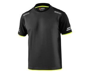 4x ✅Fits SPARCO TEAMWORK 02416 GSGF/M t-shirt short sleeve grey/yell ⭐UK Seller⭐