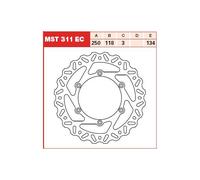 4x ✅Fits TRW MST311EC Brake disc MST311EC Front fixed 250/118/3mm/1 ⭐UK Seller⭐