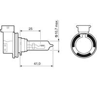 4x ✅Fits VALEO 032011 H9 BULB 65W 12V ⭐UK Seller⭐