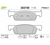 4x ✅Fits VALEO 302150 BRAKE PADS FIRST ⭐UK Seller⭐