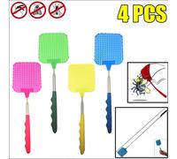 4X Fly Swatter Telescopic Long Extendable 26-60cm Swat Bug Insect Mosquito Wasp