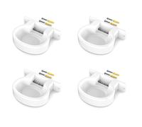4X for Google Nest WiFi Pro Wall Mounting Bracket Intelligent Speaker Wall Storage Bracket Base, 1 PCS White