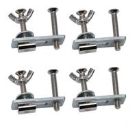 4x for m6 for t-track Clamps Fits 30mm Material Thickness 4x | Fits 30mm boards, quick install, secure grip, for ideal for 3018 series, desktop CNC stability