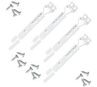 4X Fridge & Freezer Door Mounting Bracket Fixing Slide Kit - Compatible With Arthur Martin - 4055372405 & 2230349017 & 2230349041 & 4055372405 & 50217888002 & 50225931000