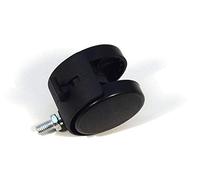 4x Furniture Castors with Bolts with Brake Wheels Fixed Castors Swivel Castors 50 mm