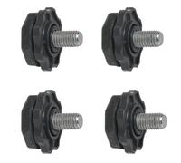 4X GENUINE BEKO WASHING MACHINE RUBBER FOOT ADJUSTABLE ASSEMBLY 2912701400