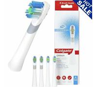 4X Genuine Colgate Omron Toothbrush Heads Proclinical 360 Deep Clean White Pack